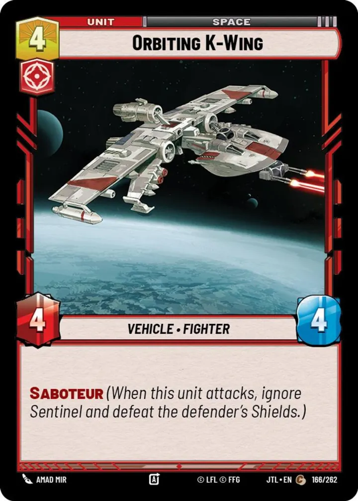Orbiting K-Wing