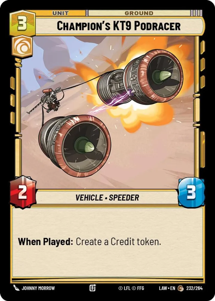 Champion's KT9 Podracer